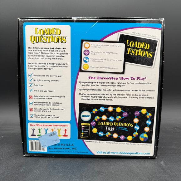 Loaded Questions Classic Game of Who Said What 4-6 Players Board Game - Picture 5 of 6